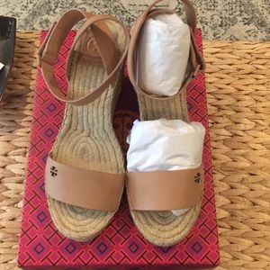 Tory Burch wedge espadrille size 7.5